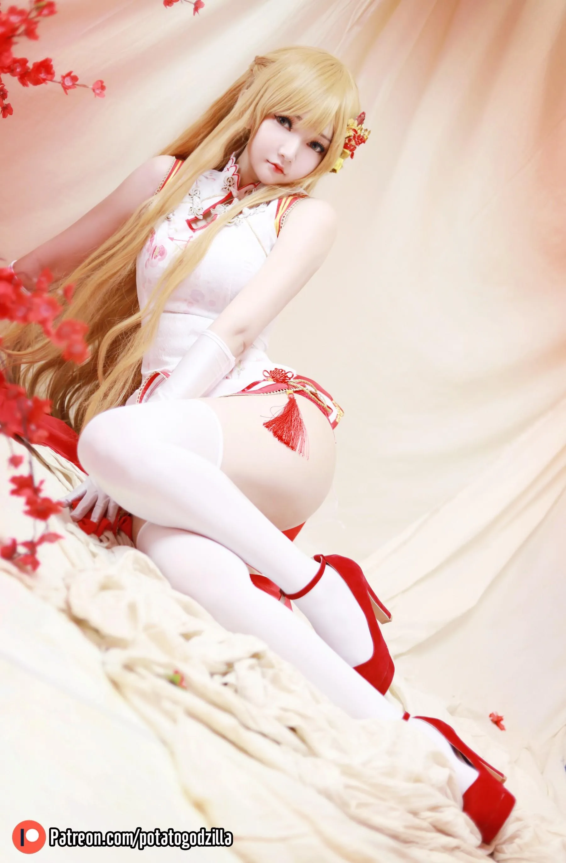 Potato Godzilla – NO.73 Asuna Yuuki Qipao [53P]插图